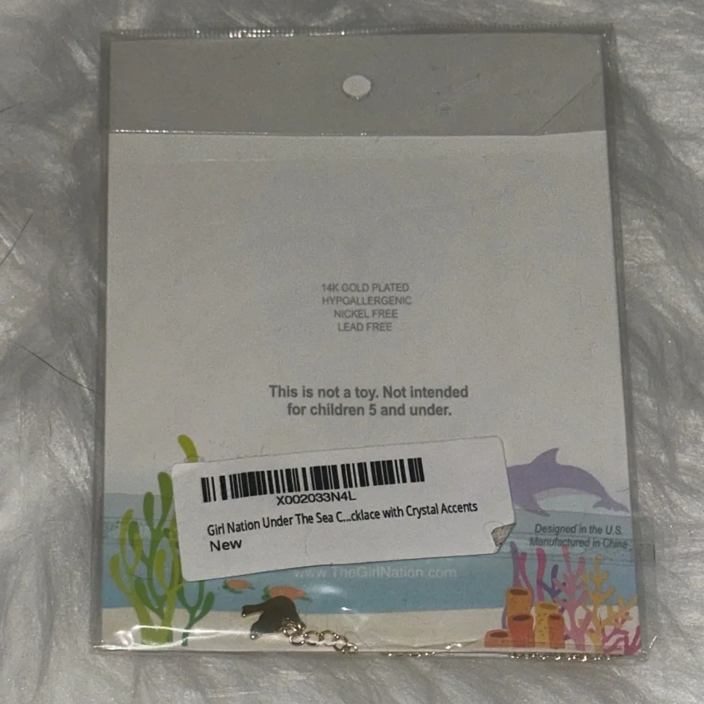 Charming Gold Turtle Pendant Necklace for Kids 14K Plated Hypoallergenic